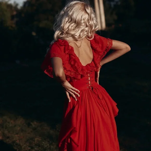 Selkie / The revolt red Cupid dress - Picture 2 of 7